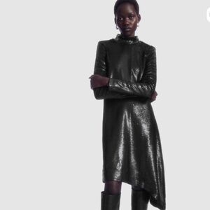 NWT COS Asymmetric Sequin Dress